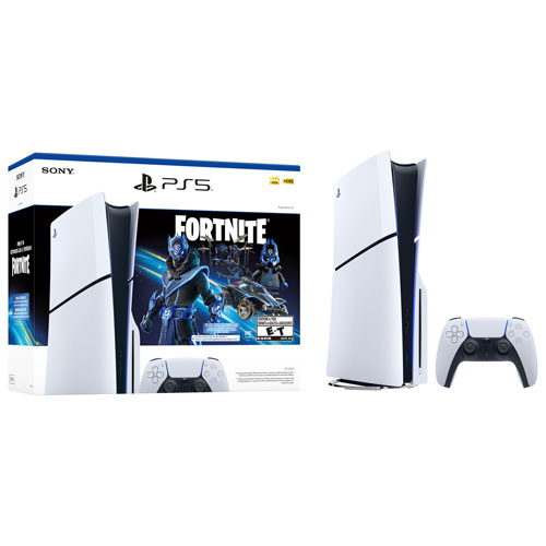 Ensemble avec console PlayStation 5 Slim et Fortnite Cobalt Star