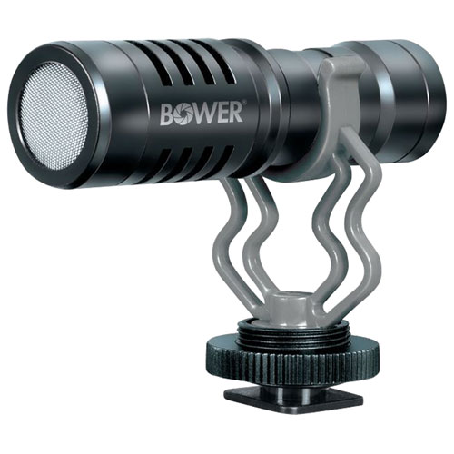 Bower Cardioid Condenser Microphone for Smartphones and DSLRs