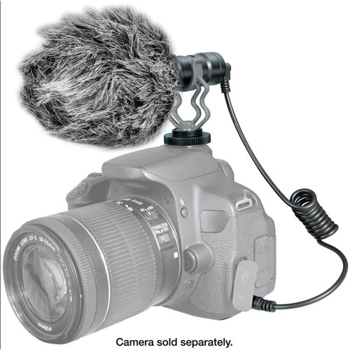 Bower Cardioid Condenser Microphone for Smartphones and DSLRs