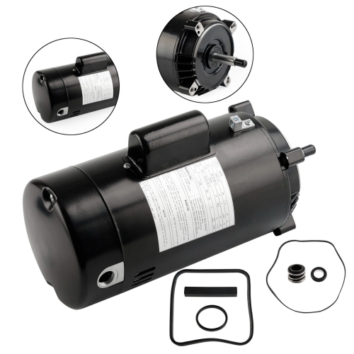 TOPTENG Pool Pump Motor SP2615X20 UST1202 For Hayward Super Pump 2 HP w/GO-KIT-3