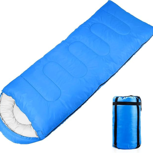 Sleeping Bags, 4 Seasons Sleeping Bag with Zippered Holes for Arms and Feet, Warm Cold Weather Lightweight Waterproof Sleeping Bags for Kids Adults