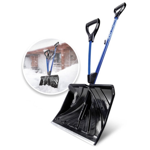 Snow Joe Shovelution 18-Inch Back-Saving Snow Shovel with Spring-Assist Handle