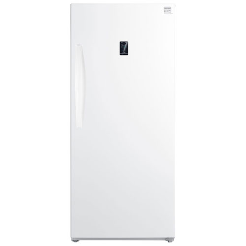 Kenmore 14 Cu. Ft. Garage Ready Upright Convertible Freezer/Fridge with LED Lighting - White