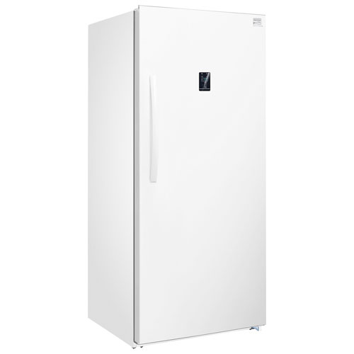 Kenmore 14 Cu. Ft. Garage Ready Upright Convertible Freezer/Fridge with LED Lighting - White