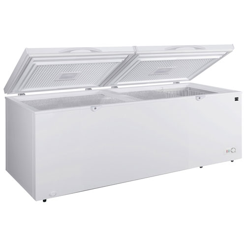 Kenmore 21 Cu. Ft. Garage Ready Convertible Freezer/Fridge with LED Lighting - White