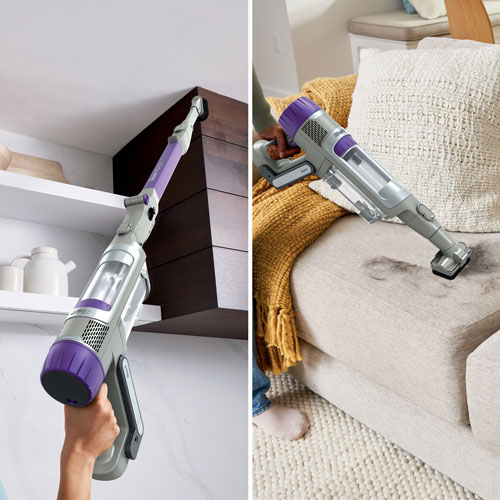 Aspirateur-balai sans fil PowerDetect de Shark - Gris/Violet