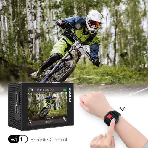 Open Box - AKASO EK7000 Pro 4K Action Camera with Touch Screen EIS Adjustable View Angle