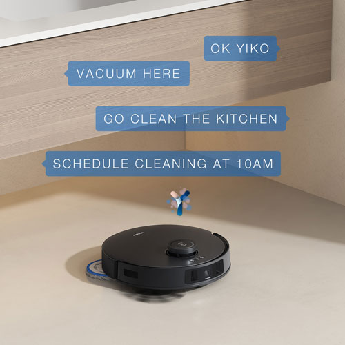 Aspirateur robot T30S Combo Complete d'Ecovacs - Noir