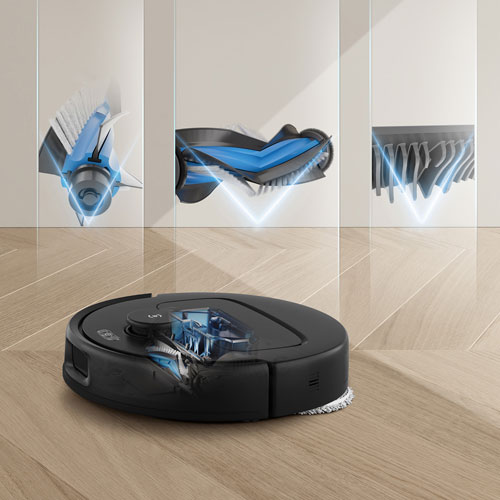 Ecovacs N30 Pro Omni Robot Vacuum - Black