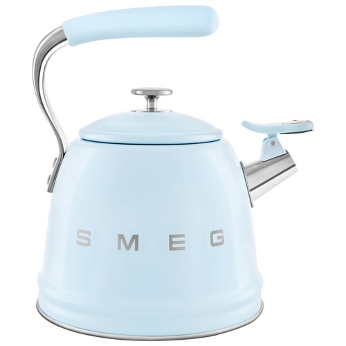 Bouilloire électrique de Smeg - 2,3 L - Bleu pastel/Acier inoxydable