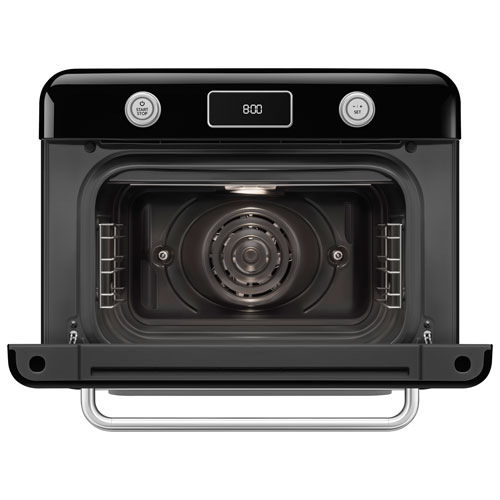 Four grille-pain de comptoir 10-en-1 avec friture à air chaud et cuisson à vapeur de Smeg - 1,05 pi³ - Noir