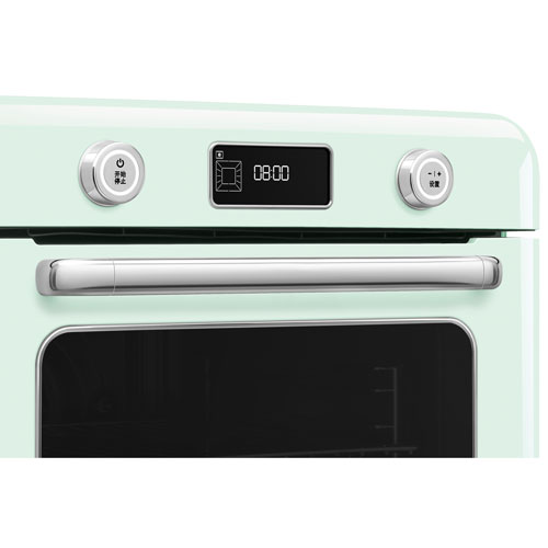 Smeg 10-in-1 Countertop Combination Air Fryer Toaster Oven with Steam - 1.05 Cu. Ft. - Pastel Green