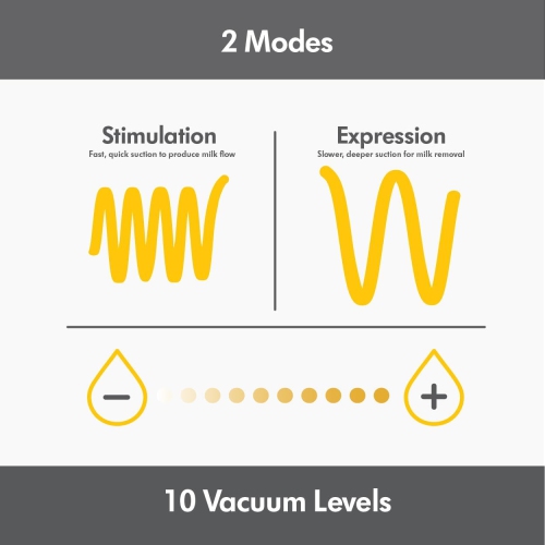 Tire-lait enfichable Pump In style de Medela, bonnets de la collection In-Bra, facile à nettoyer, pompe de secours Hospital performance