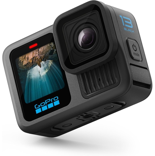 GoPro HERO13 Black - Waterproof Action Camera with 5.3K60 Video, 27MP Photo + Compatability with HB-Series Lenses