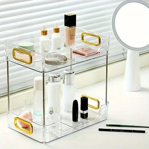 Multi-layer Makeup Organizer Large Capacity Skincare Make Up Storage