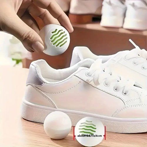 6pcs Deodorizer Freshener Balls For Shoes Tea Fragrance