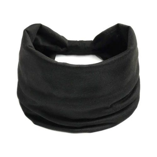 ISTAR  New Solid Color Elastic Wide Sports Headband Sweat Absorbent Yoga