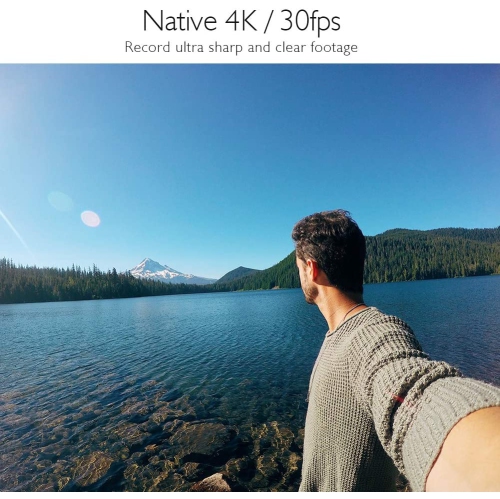 Refurbished - AKASO V50X Native 4K30fps 20MP WiFi Action Camera with EIS Touch Screen, 4X Zoom, 131 feet Waterproof Underwater Camera