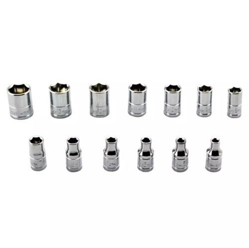 46pcs 1/4 Ratchet Wrench Combination Package Socket Tool Set Auto Car Repairing