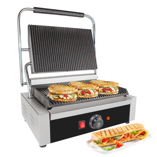Gril à panini électrique GR-690 | Presse à sandwich antiadhésive | Commande manuelle | 110&nbsp;V