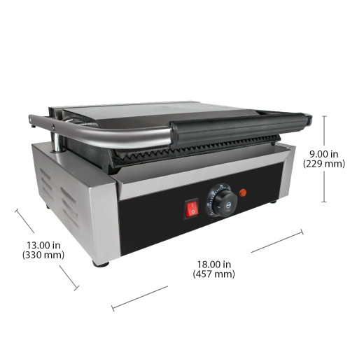 Gril à panini électrique GR-690 | Presse à sandwich antiadhésive | Commande manuelle | 110 V