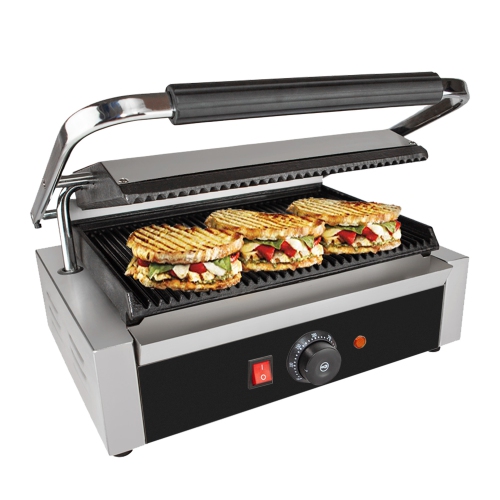 Gril à panini électrique GR-690 | Presse à sandwich antiadhésive | Commande manuelle | 110 V