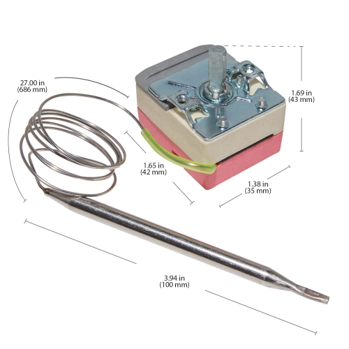 P_TH Temperature Control Knob | Replacement Thermostat with a Knob | Spare Parts