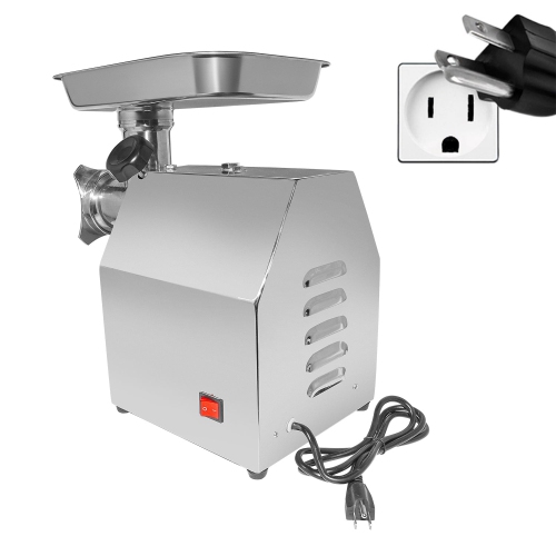 A-TC12 Meat Grinder Commercial | Electric Sausage Stuffing Machine | Stainless Steel Meat Chopper | 110V