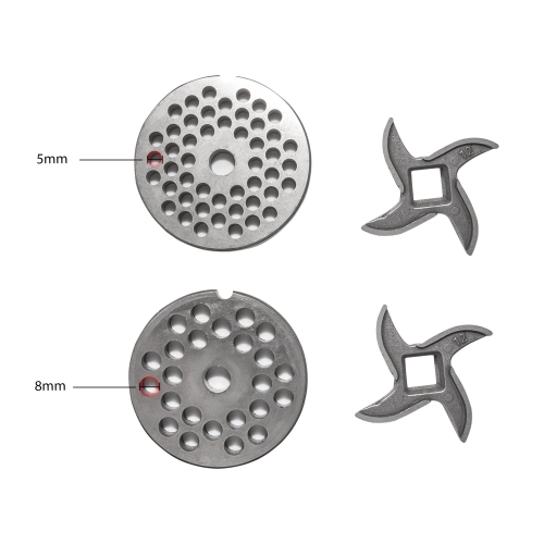 A-TC12 Meat Grinder Commercial | Electric Sausage Stuffing Machine | Stainless Steel Meat Chopper | 110V