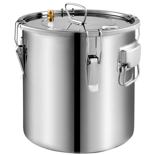 A-FCSA2-30 Alcohol Wine Distiller | Moonshine Still | Two-tanks Water Alcohol Distiller | 8 Gallon 30L