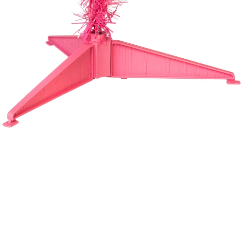 Artificial Tinsel Christmas Tree - 3' - Pink - Unlit
