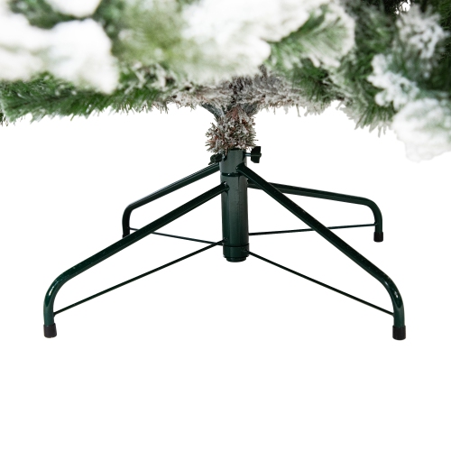 Real TouchMountain Pearl Flocked Artificial Christmas Tree - 6.5' - Unlit