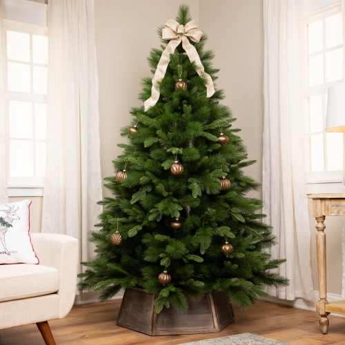 NORTHLIGHT  Real Touch Moria Pine Full Artificial Christmas Tree - 6.5' - Unlit