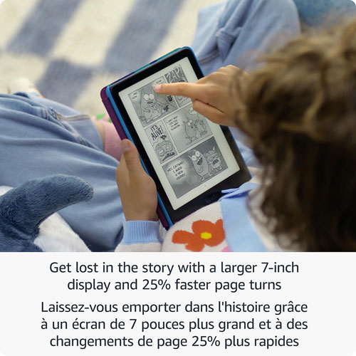 Amazon Kindle Paperwhite Kids 16GB 7" Digital eBook Reader with Touchscreen & Cover - Cyber City