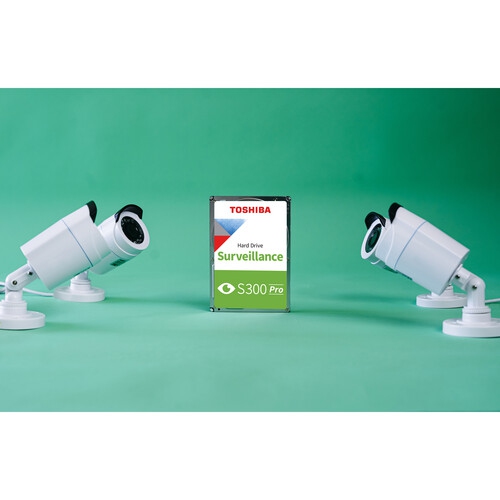 Toshiba S300 PRO 10TB Surveillance 3.5” CMR SATA 6 Gb/s 7200 RPM 512MB Cache - HDWTA1AUZSVAR