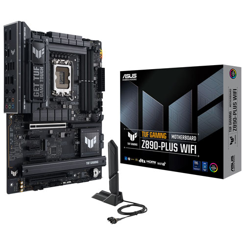 Asus TUF GAMING Z890-PLUS GAMING Wi-Fi LGA1851 ATX DDR5 Intel Motherboard for Intel Core Ultra Processors