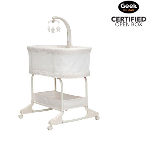 Open Box - Delta Children SleepCool Rocking Bassinet - Cream