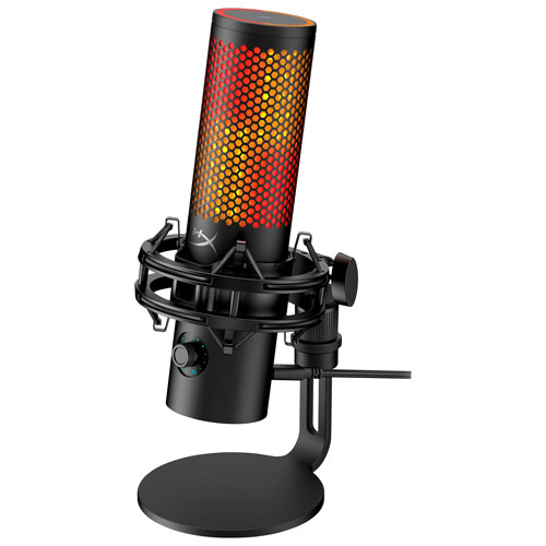 Microphone de bureau USB QuadCast 2 S de HyperX - Noir/Rouge