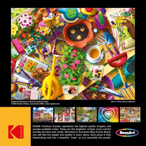 Cra-Z-Art - RoseArt - Kodak Premium - Inside The Gardener's Shed - 1000 Piece Jigsaw Puzzle