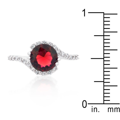 Swirling Engagement Ring