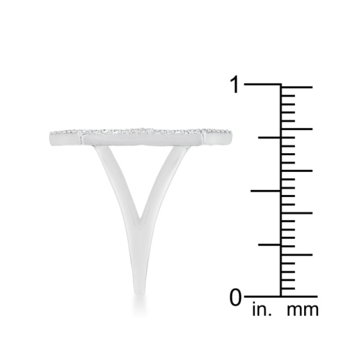 Nori 0.63ct CZ Geometric Contemporary Ring