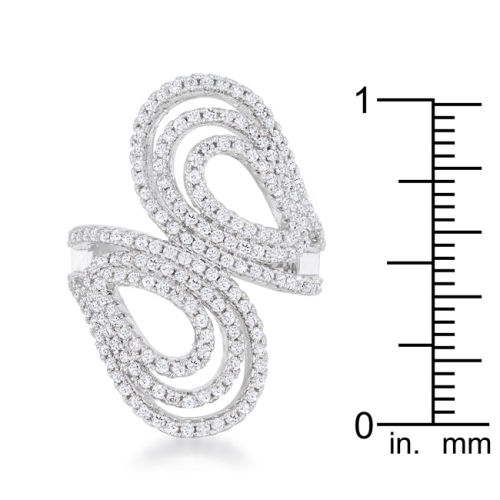 Serina 1ct CZ Pave Circle Ring