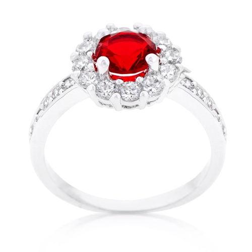 Birthstone Engagement Ring in