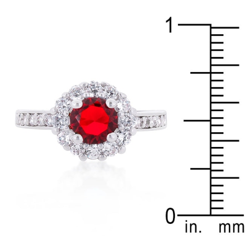 Birthstone Engagement Ring in