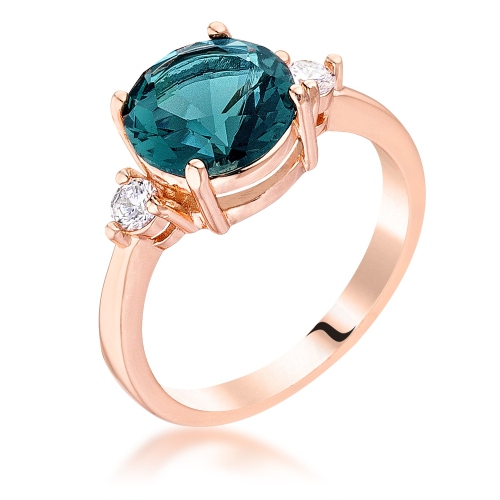 JGI  Three Stone Engagement Ring In Multicolor