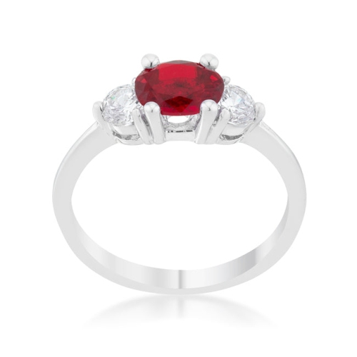 Bague classique en zircon