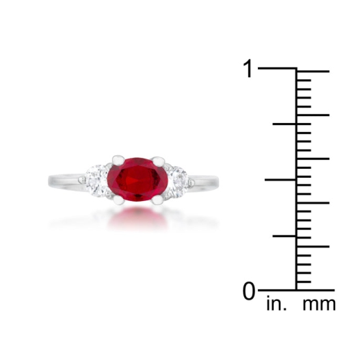 Bague classique en zircon