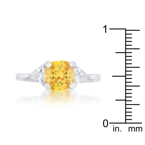 Shonda 1.8ct CZ Cushion Classic Statement Ring