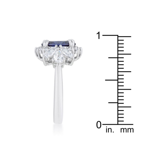 Krizia 4.2ct Tanzanite CZ Classic Ring