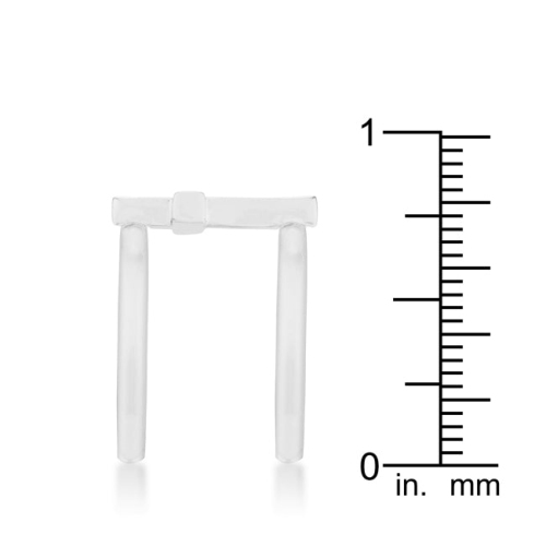 Francis 0.08ct CZ Contemporary Cross Ring